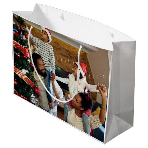 Design Your Own Single Photo Large Gift Bag