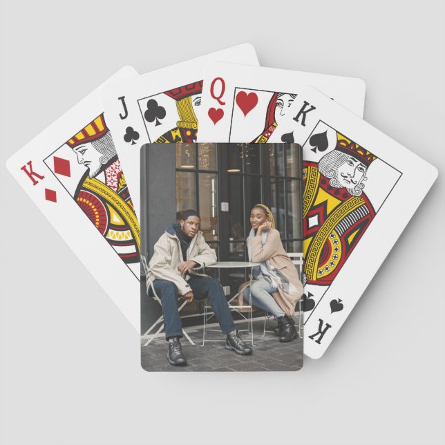 Design Your Own Single Photo Poker Cards (Back)