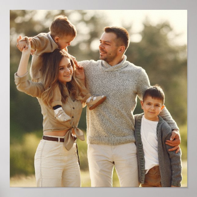 Design Your Own Single Photo Poster (Front)