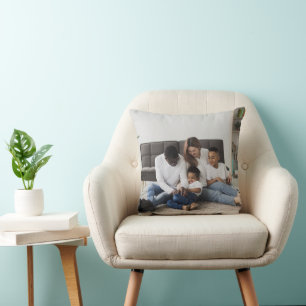 Design Your Own Single Photo Throw Pillow