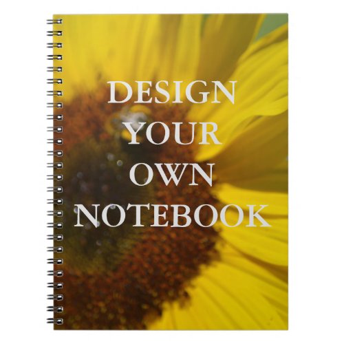 Design Your Own Spiral Photo Notebook