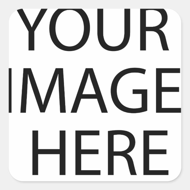 Design your own square sticker (Front)