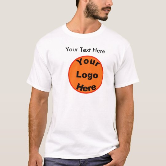 Design Your Own T-Shirt W/Logo & Front & Back Text | Zazzle.com