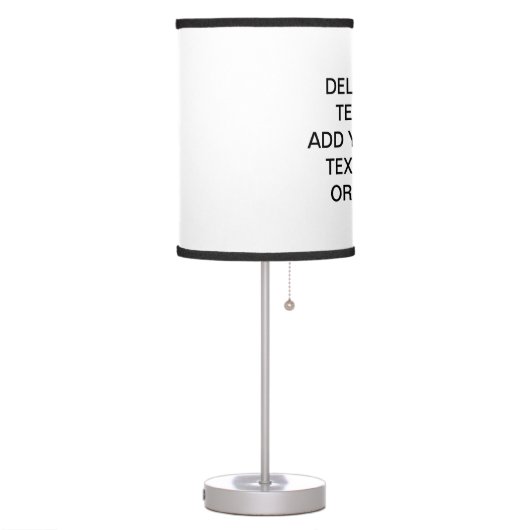 Design Your Own Table Lamp (Left)