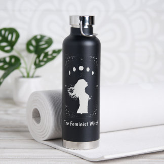 Design Your Own Tarot Feminist Mystic Magic Witchy Water Bottle