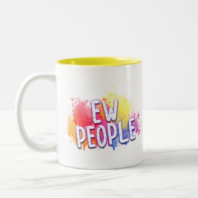 Design your own :-) Two-Tone coffee mug (Left)