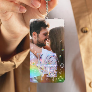 Design Your Own Unique Fun Photo Bubble Keychain