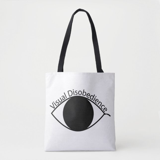 Design Your Own Visual Disobedience Tote Bag! Bag (Front)