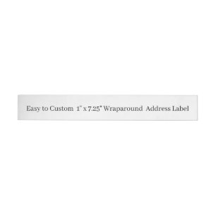Design Your Own Wrap Around Address Label
