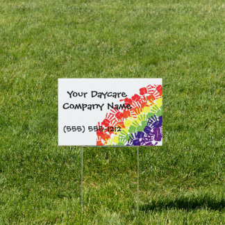 Design your own Yard Sign for Daycare Business