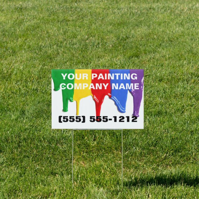 Design your own Yard Sign for Painting Business (Insitu)