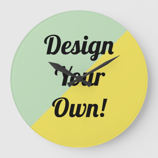 Design Your Personalise Gift Large Clock (Front)