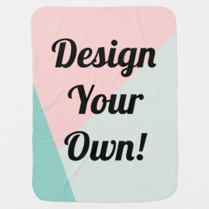 Design Your Personalised Custom Gift Swaddle Blanket