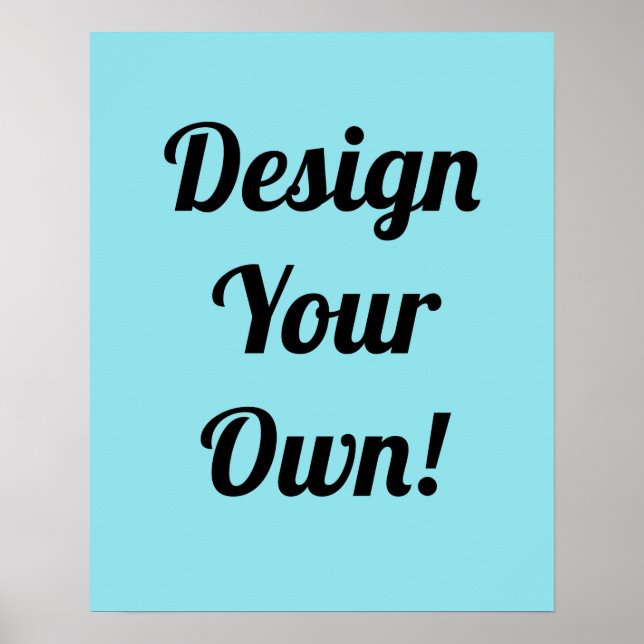 Design Your Personalised Gift Poster Custom (Front)