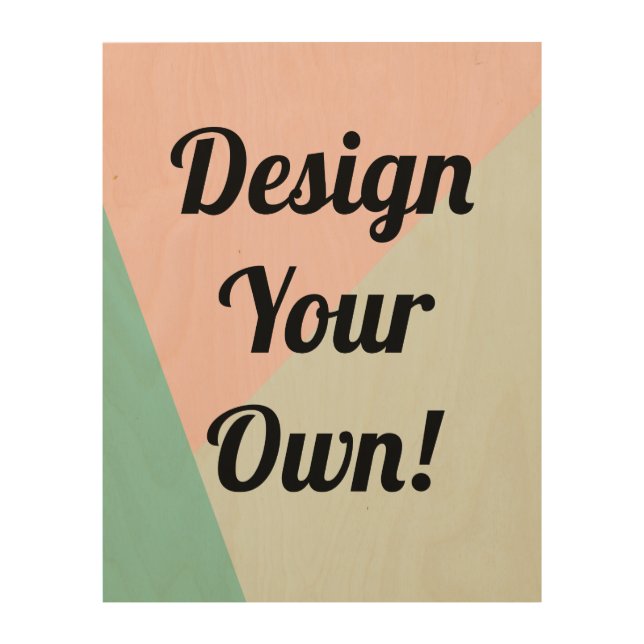 Design Your Personalized Gifts Wood Wall Decor (Front)