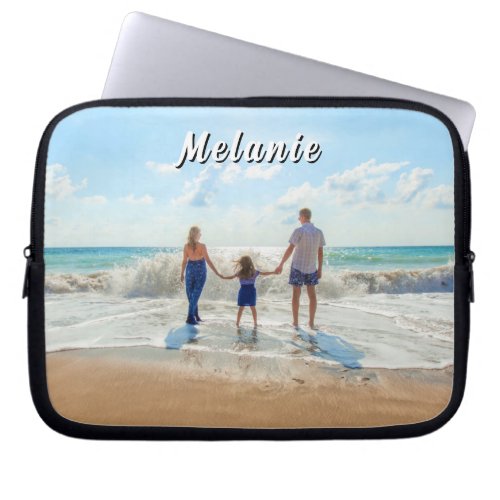 Design Your Photo Laptop Sleeve Personalized Name