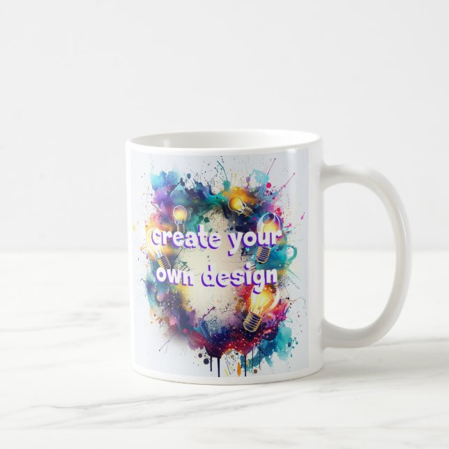 Design your picture on your own mock coffee mug (Right)