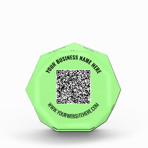 Design Your QR Code Custom Text Acrylic Award Gift