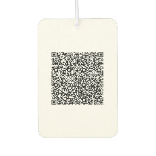 Design Your QR Code Personalized Car Air Freshener