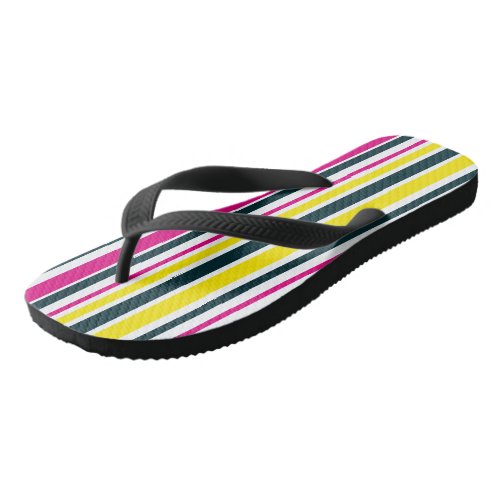 Design Your Stride Customizable Stripe Flip_Flops Flip Flops