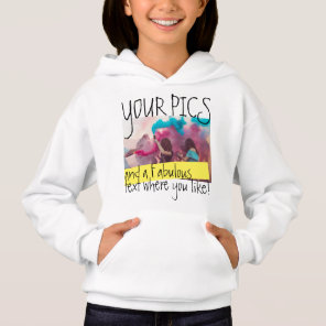 Design your Sweatshirt! Personalized Photo Kids Hoodie
