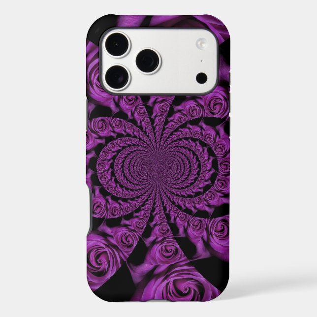 Design your Valentine Purple Passion Kaleidoscope Case-Mate iPhone Case (Back)