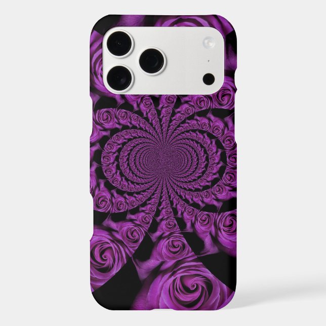 Design your Valentine Purple Passion Kaleidoscope Case-Mate iPhone Case (Back)