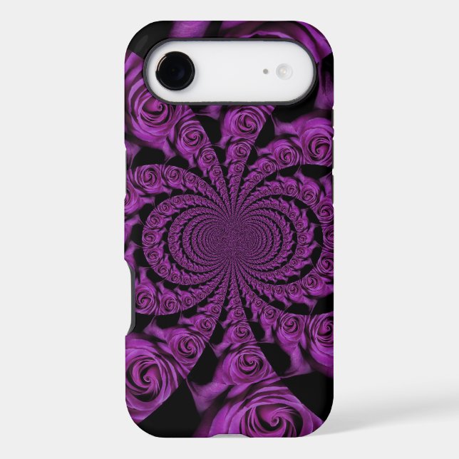 Design your Valentine Purple Passion Kaleidoscope Case-Mate iPhone Case (Back)