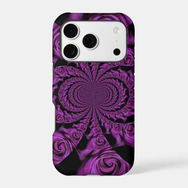 Design your Valentine Purple Passion Kaleidoscope Case-Mate iPhone Case (Back)