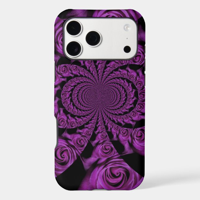 Design your Valentine Purple Passion Kaleidoscope Case-Mate iPhone Case (Back)