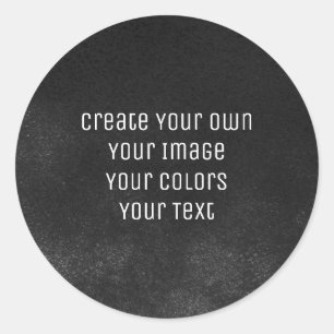 Design Your Way - Create Your Own Classic Round Sticker