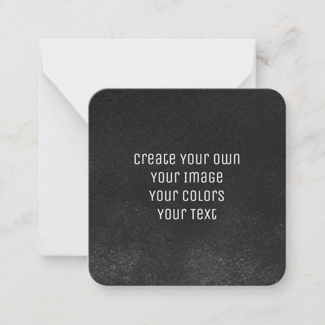 Design Your Way - Create Your Own Note Card (Front)