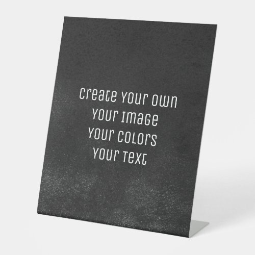 Design Your Way _ Create Your Own Pedestal Sign