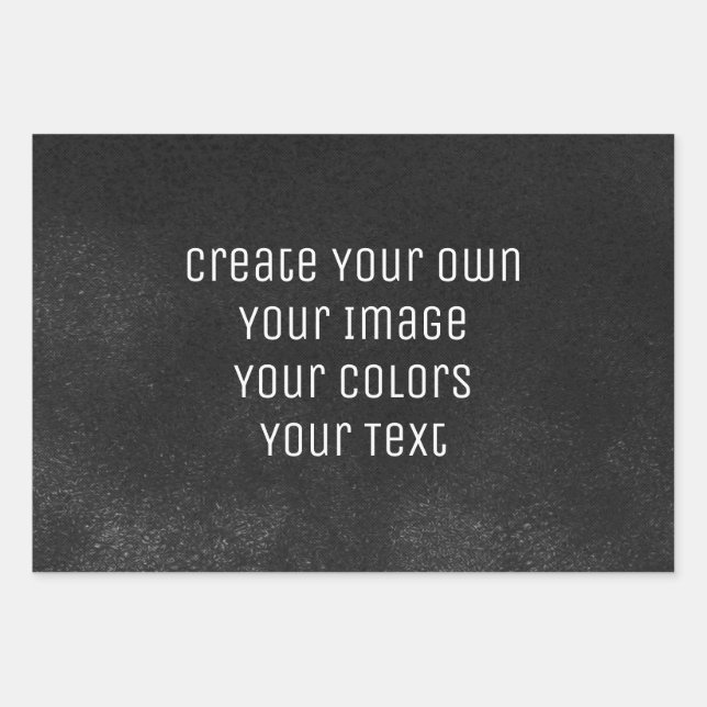 Design Your Way - Create Your Own Wrapping Paper Sheets (Front)