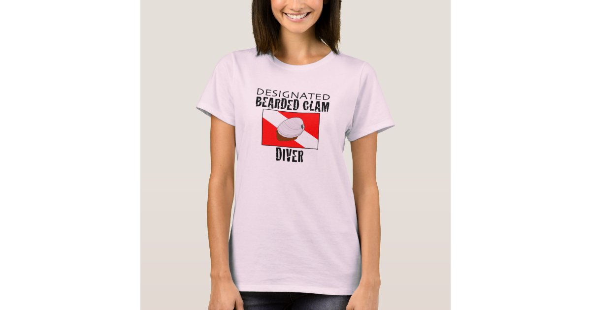 bearded clam t shirt