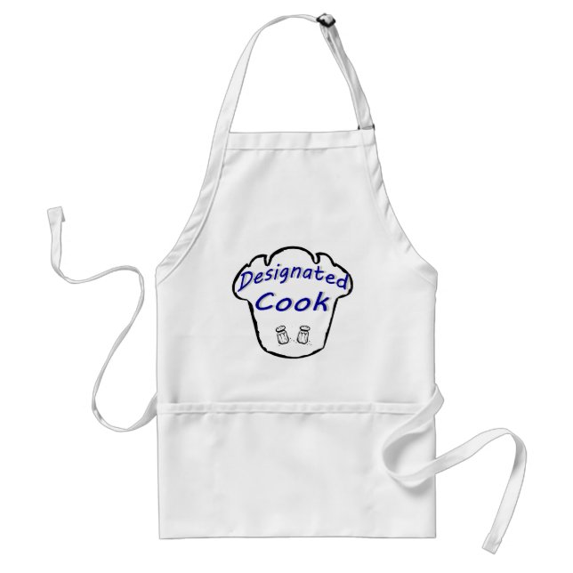 Designated Cook Adult Apron (Front)