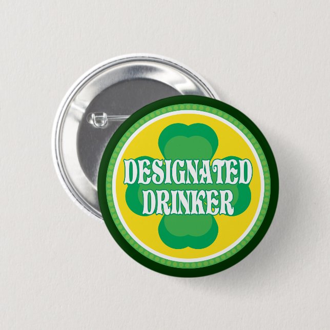 Designated Drinker Button (Front & Back)