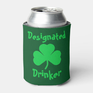 Designated Drinker St Patrick's Day Can Cooler