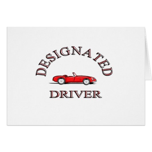 Designated Driver Cards (Front Horizontal)