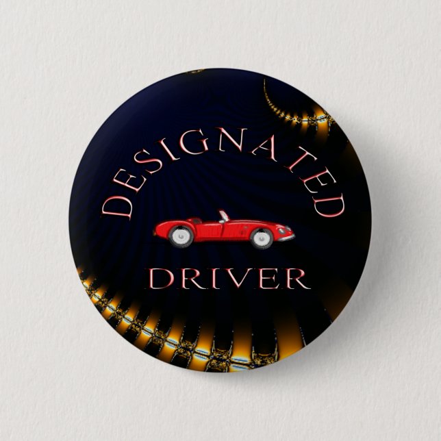 Designated Driver - DRAGON Button (Front)