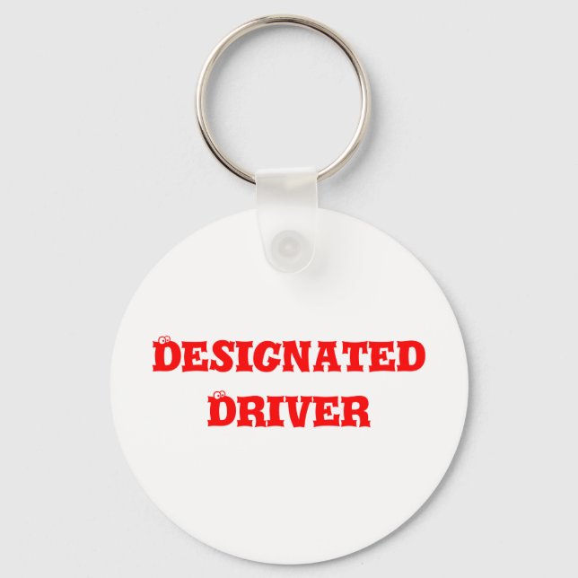 Designated Driver Keychain (Front)