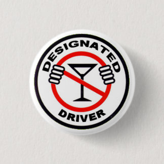 Designated Driver Pinback Button