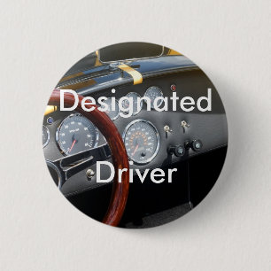 Designated Driver Pinback Button