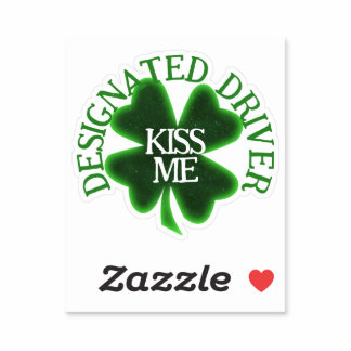 Designated Driver St. Patrick's Day Sticker