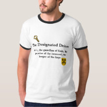 Designated Driver T-shirt Guardian Of Fools