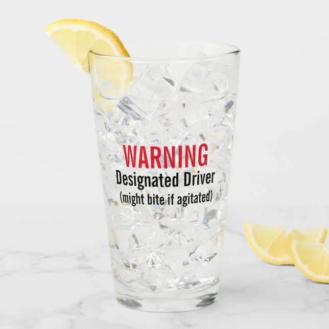 Designated Driver's Tumbler Glass (Front Ice)