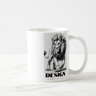 DESIGNE LION COFFEE MUG