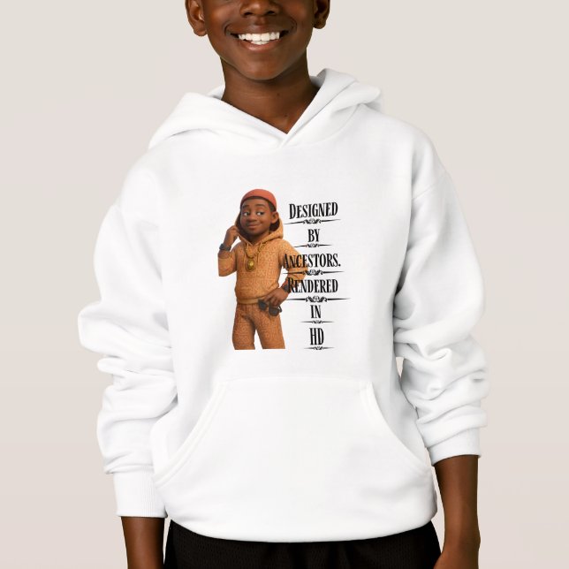Designed By Ancestors,Pixarstyle 3D Hoodie (Front)