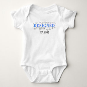 Designed By God – Men & Boys Christian Faith Psalm Baby Bodysuit