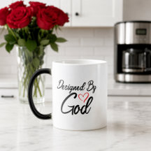 Designed By God Morphing Mug